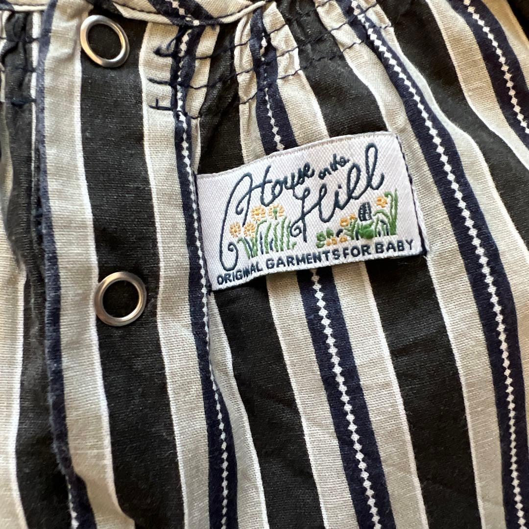 house on the hill カバーオール ストライプ 90 1st - メルカリ