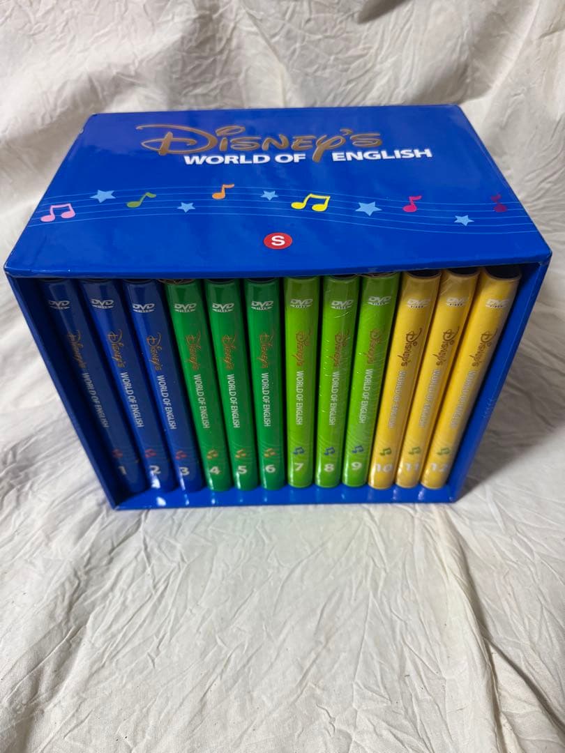 ディズニーの英語システム / DVD12枚セット DWE ディズニー英語システム Step by Step DVD12巻 & ガイド4冊セット