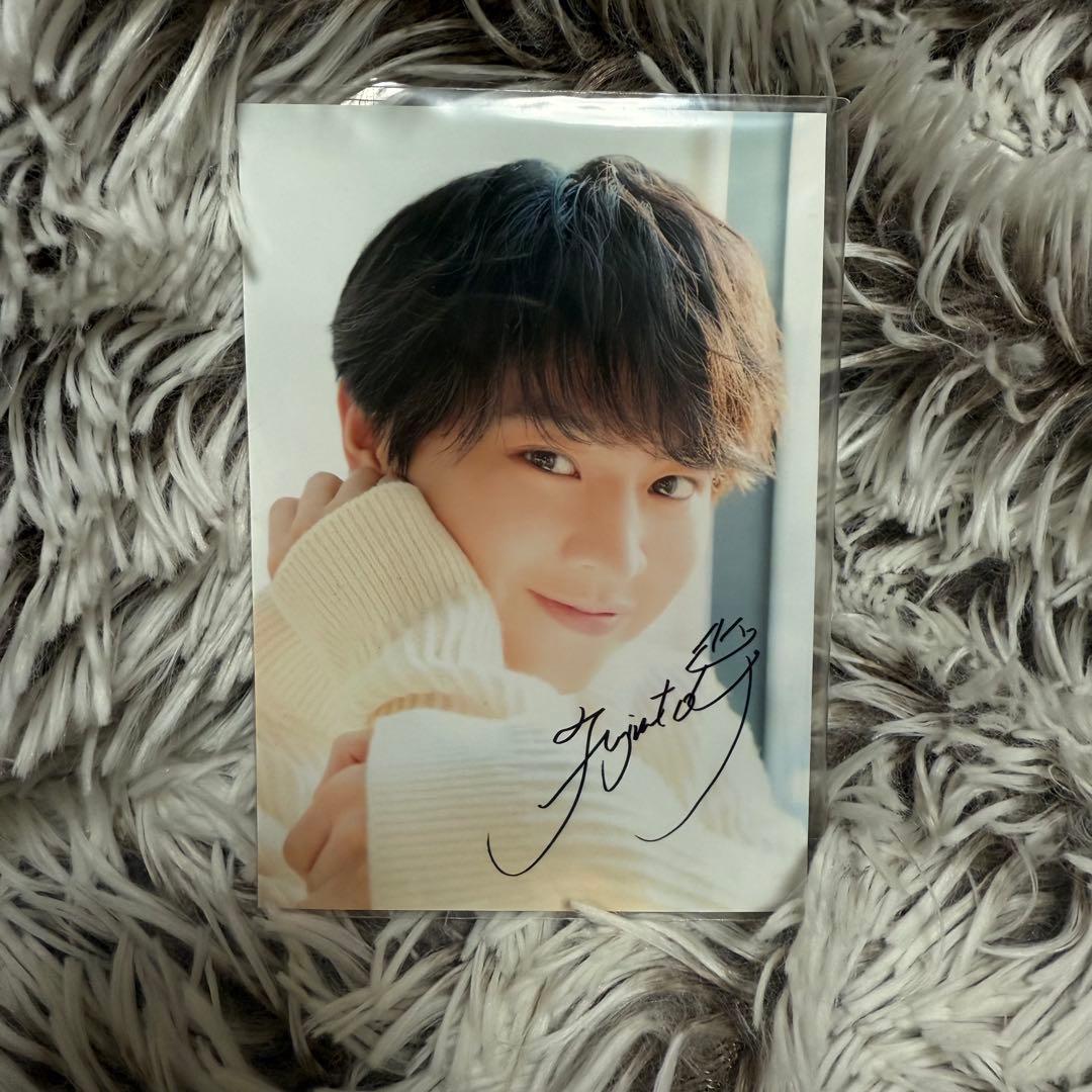 k*s様 藤本洸大 複製サイン入りブロマイド - メルカリ