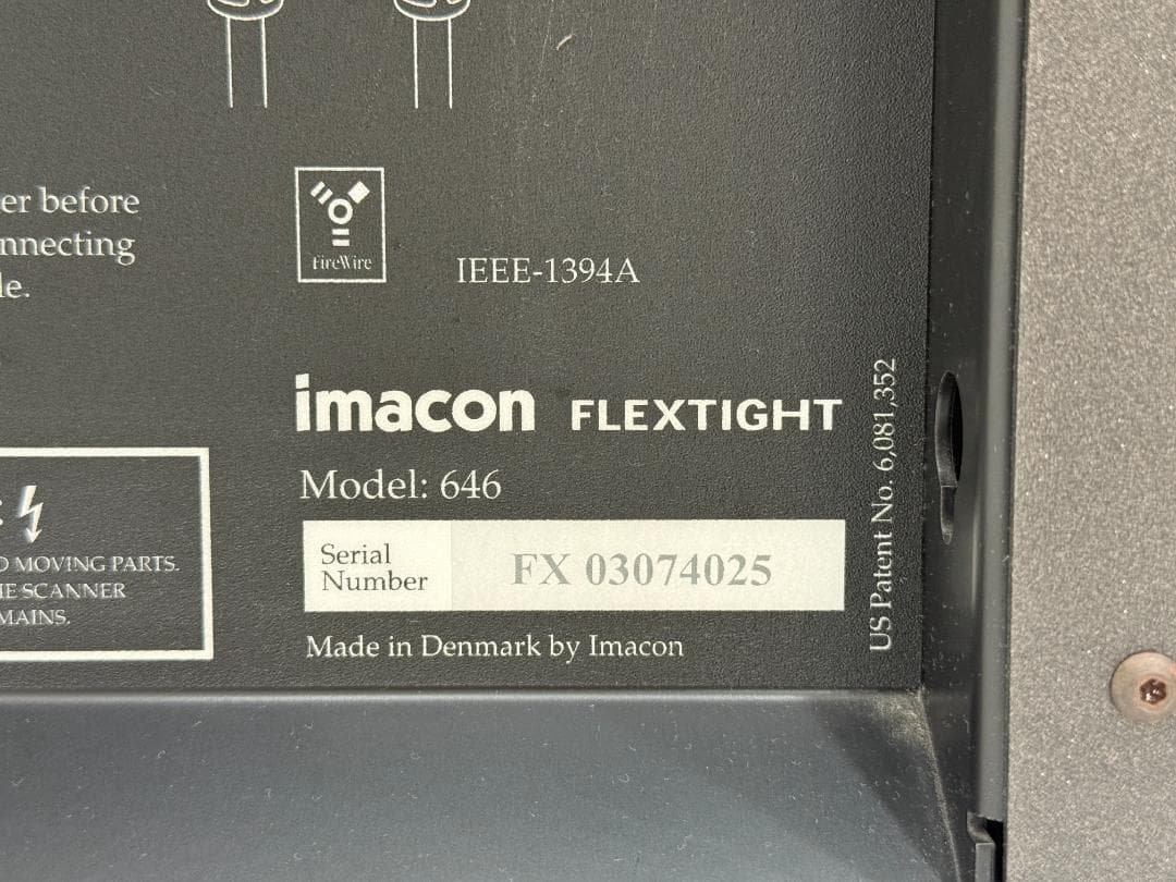 Flextight 646 imacon 高精細ドラム式フィルムスキャナー