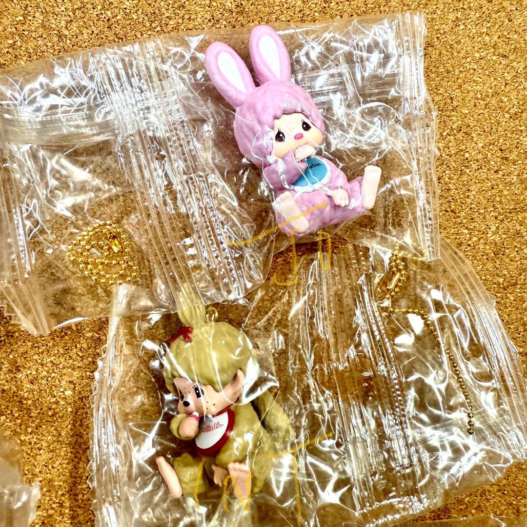 ガチャ】モンチッチ マスコットキーチェーン4 全6種フルコンプリート