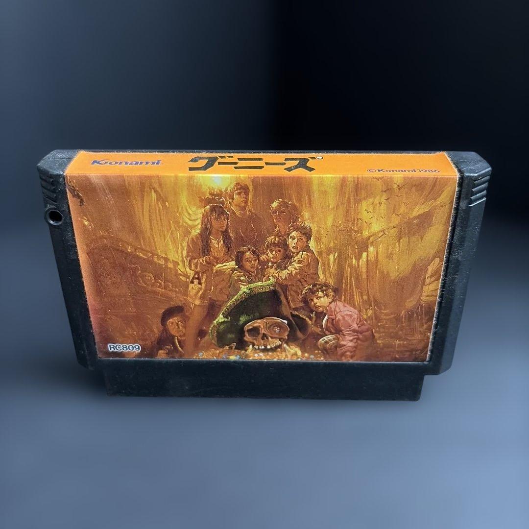 説明書付き】グーニーズ ファミコン ソフト コナミ レトロゲーム 動作