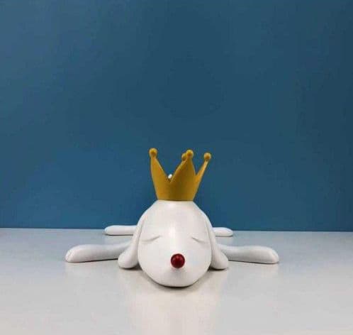 奈良美智 あおもり犬 置物 ホワイト - メルカリ