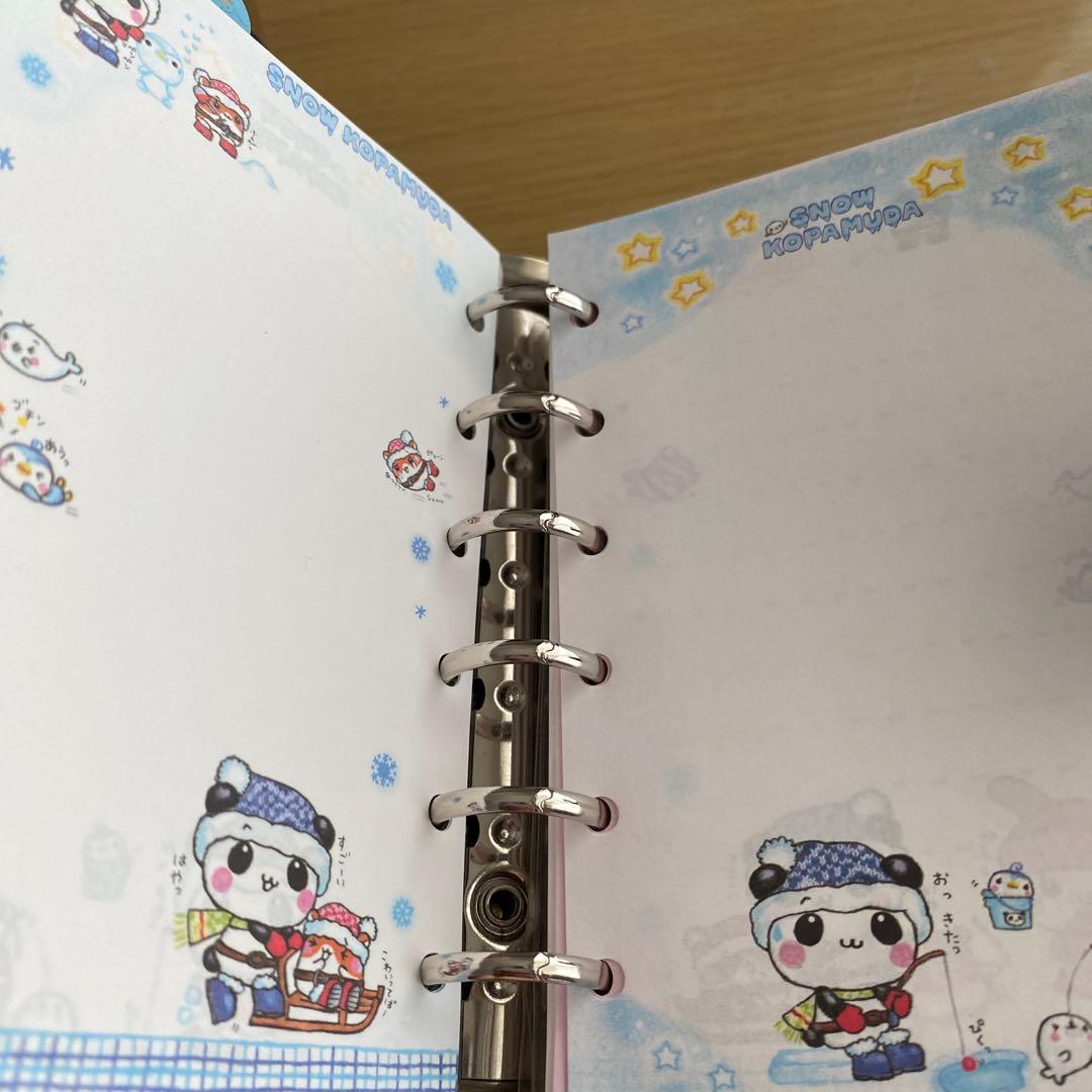 平成レトロ デニム 手帳カバー クーリア スノーコパムダ アミモノ