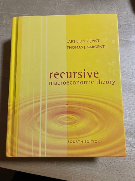 Recursive Macroeconomic Theory, 4th edit - メルカリ