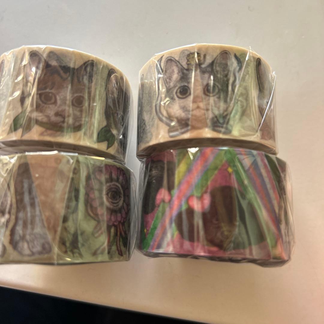 マスキングテープ ヒグチユウコ 新品 4本セット ケース付き - メルカリ