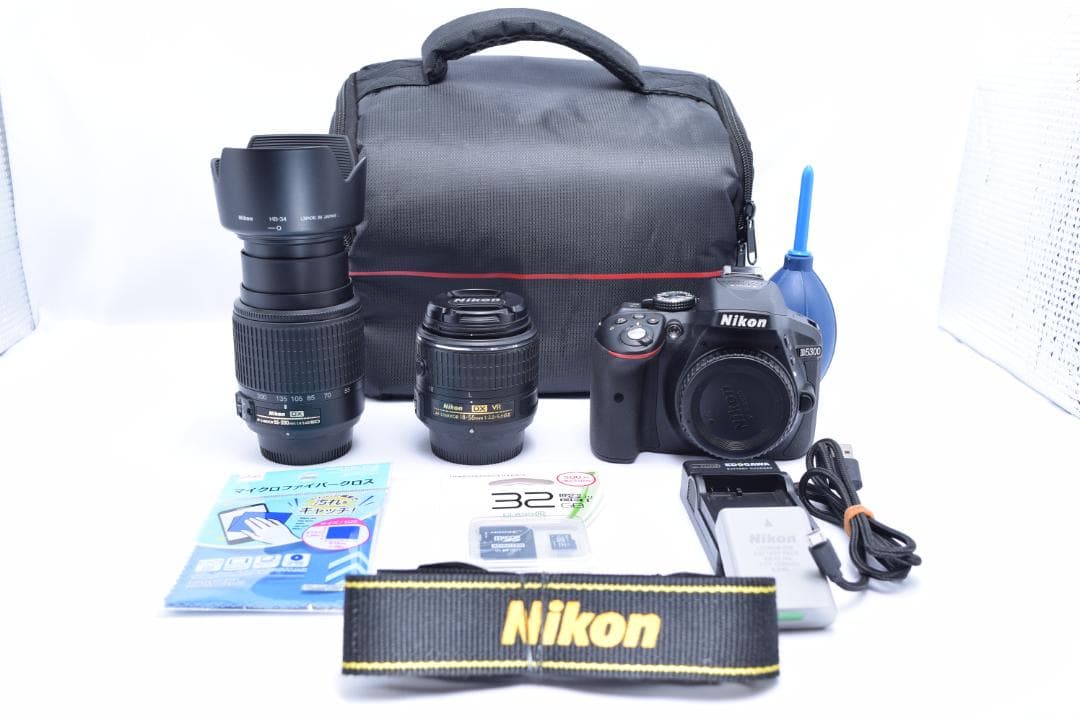 Nikon D5300 一眼レフカメラ シャッタ数約500回 おまけ多数 - メルカリ