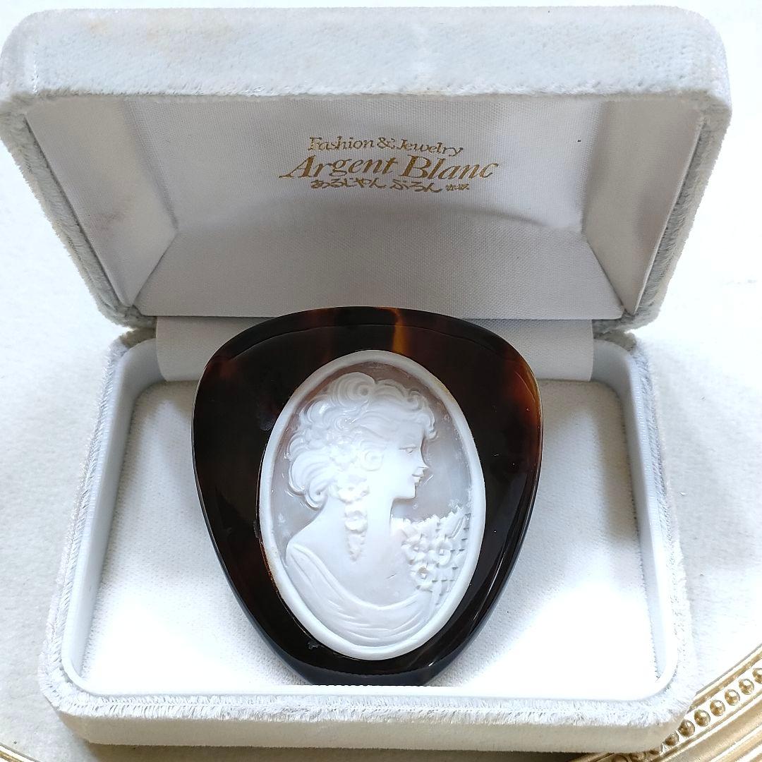 2AE82　本べっ甲鼈甲　カメオ　ブローチ　ペンダントトップ　美品 2026年最新】Yahoo!オークション -べっ甲 カメオブローチの中古品