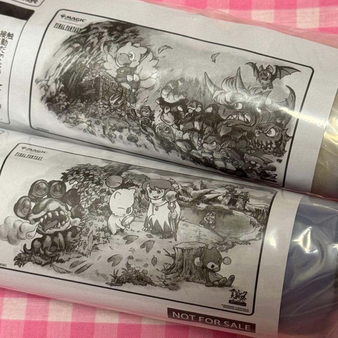 MTG FF マジック大戦祭 プレイマット2枚セット チョコボ モーグリ