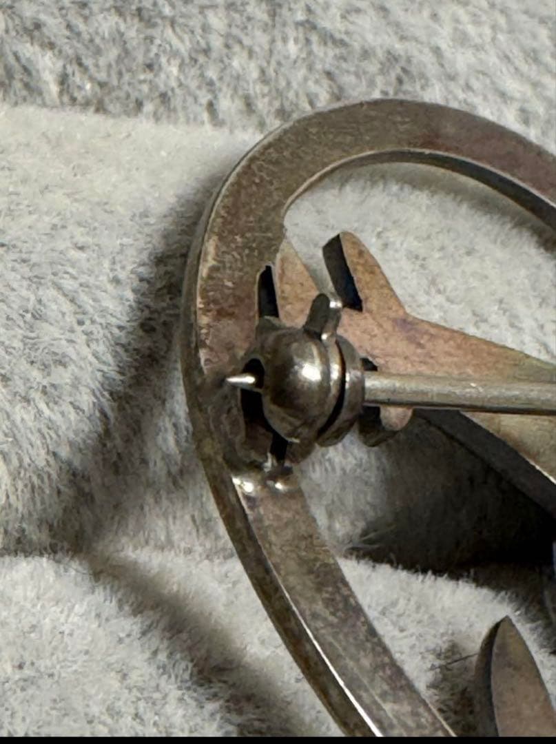 週末セール❗️ヴィンテージ ジョージジェンセン イルカ ブローチ 312