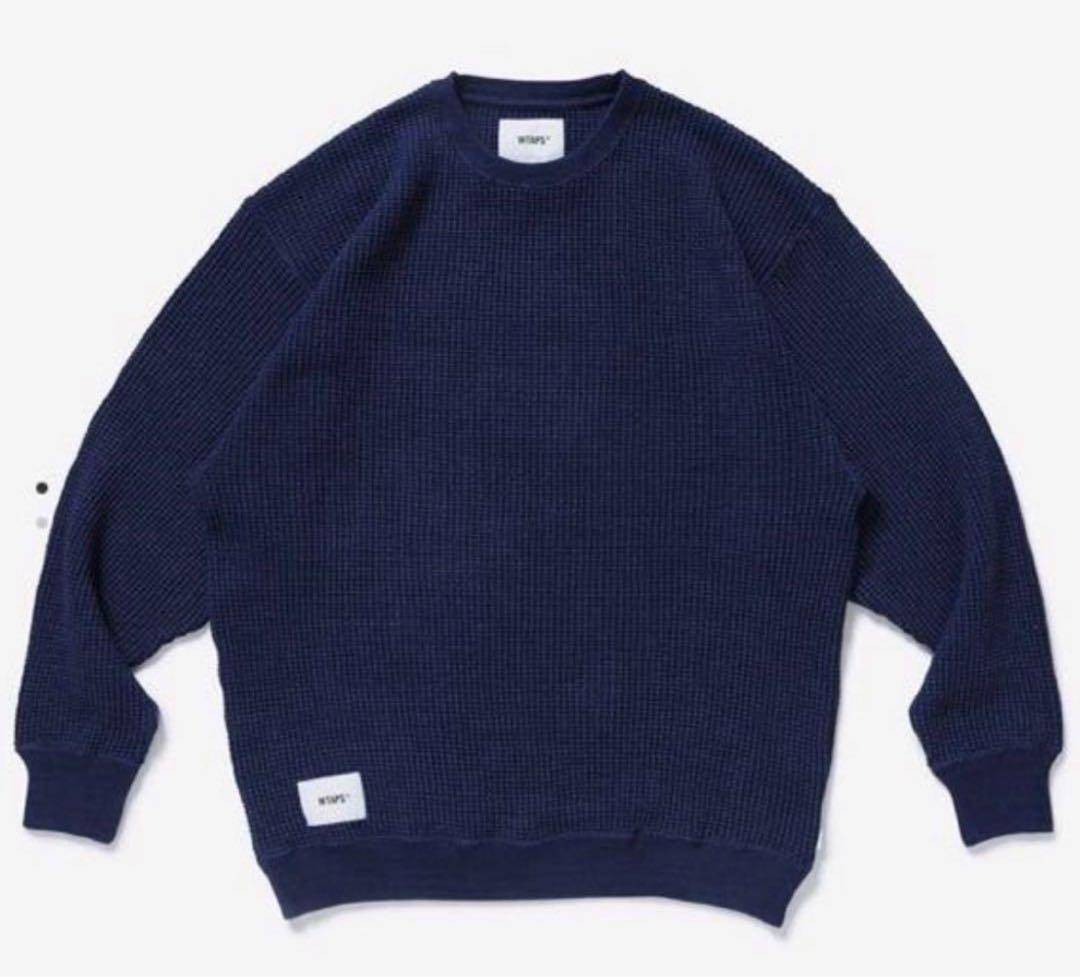 wtaps 221ATDT-CSM36ワッフルスウェットインディゴ - メルカリ
