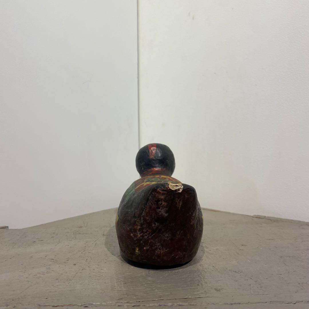 紙縒り細工 水鳥 雁 二羽セット アンティーク