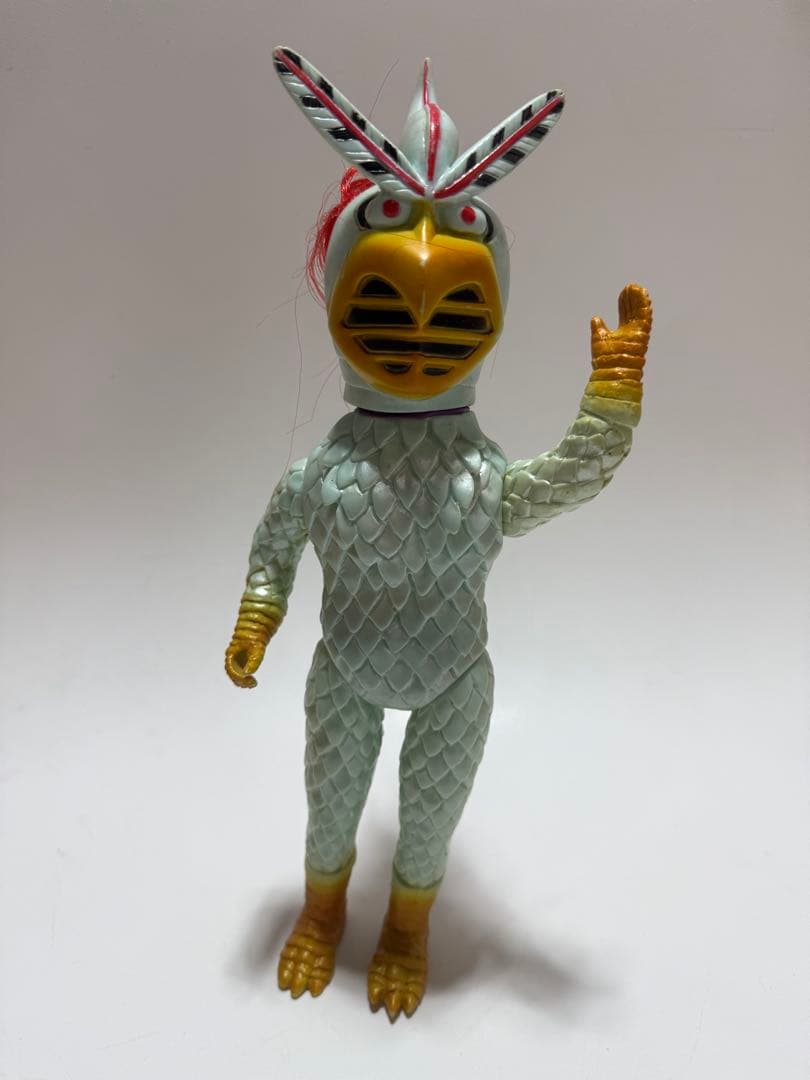 当時物 レトロ 変身忍者嵐 旧バンダイ 当時物ソフビ 面取れ ソフビ