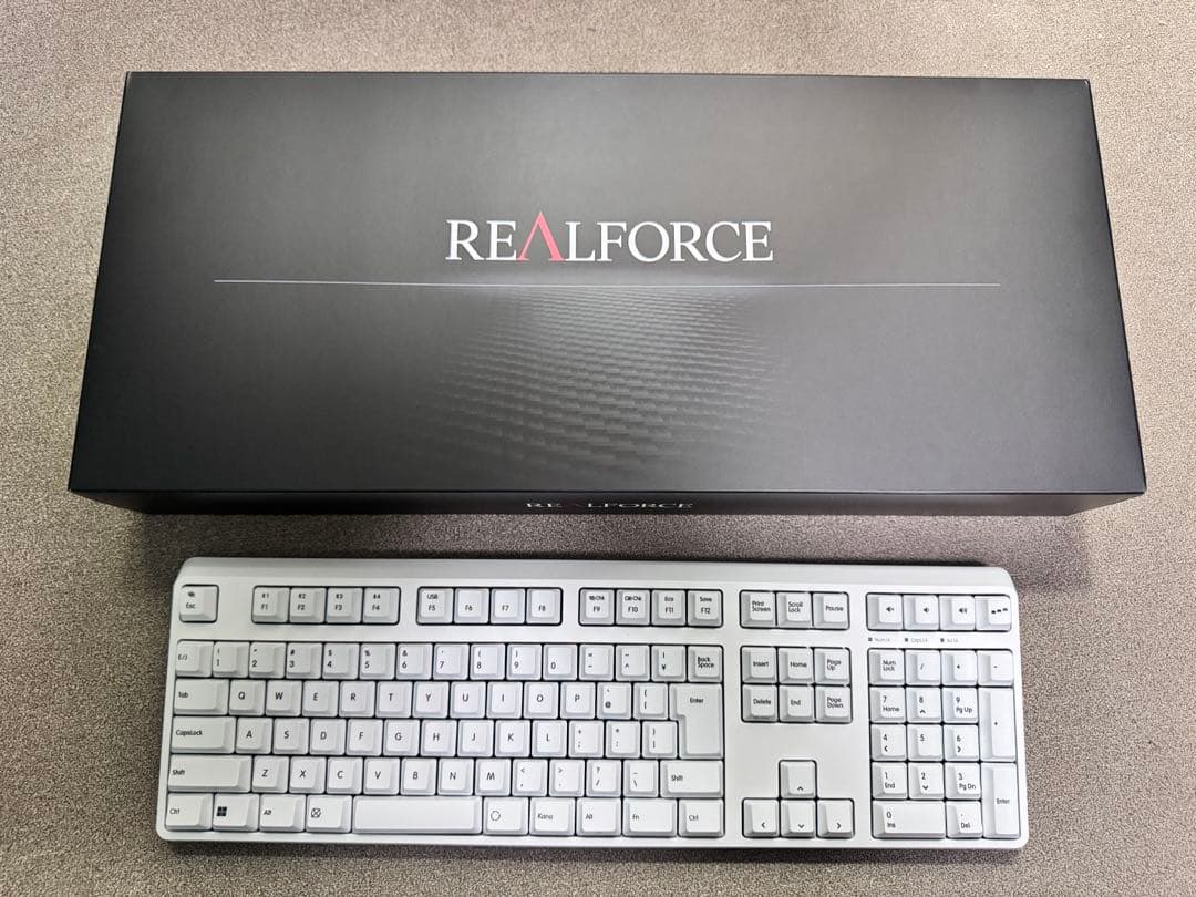 REALFORCE R4日本語配列 変荷重 キーボード REALFORCE R4 変荷重・テンキーレス 日本語かななし(Mac