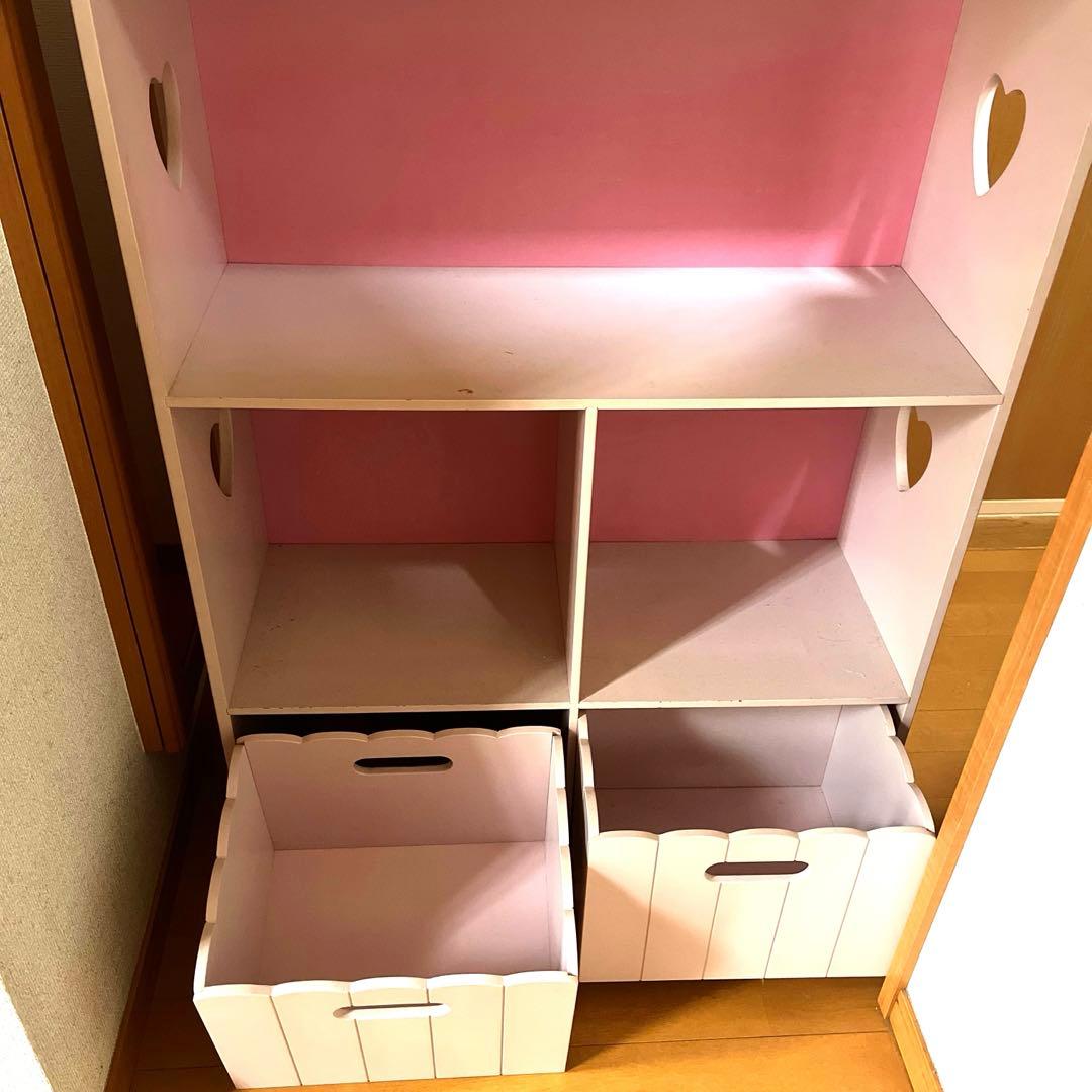 平成レトロ マザーガーデン 野いちご 棚 家具 本棚 木のおうち型 豪華