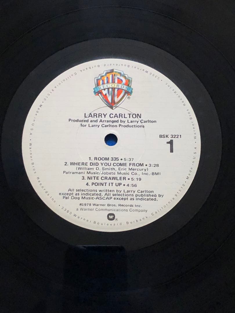 LPレコード♢ラリー・カールトン♢BSK3221♢うg4945w43 - メルカリ