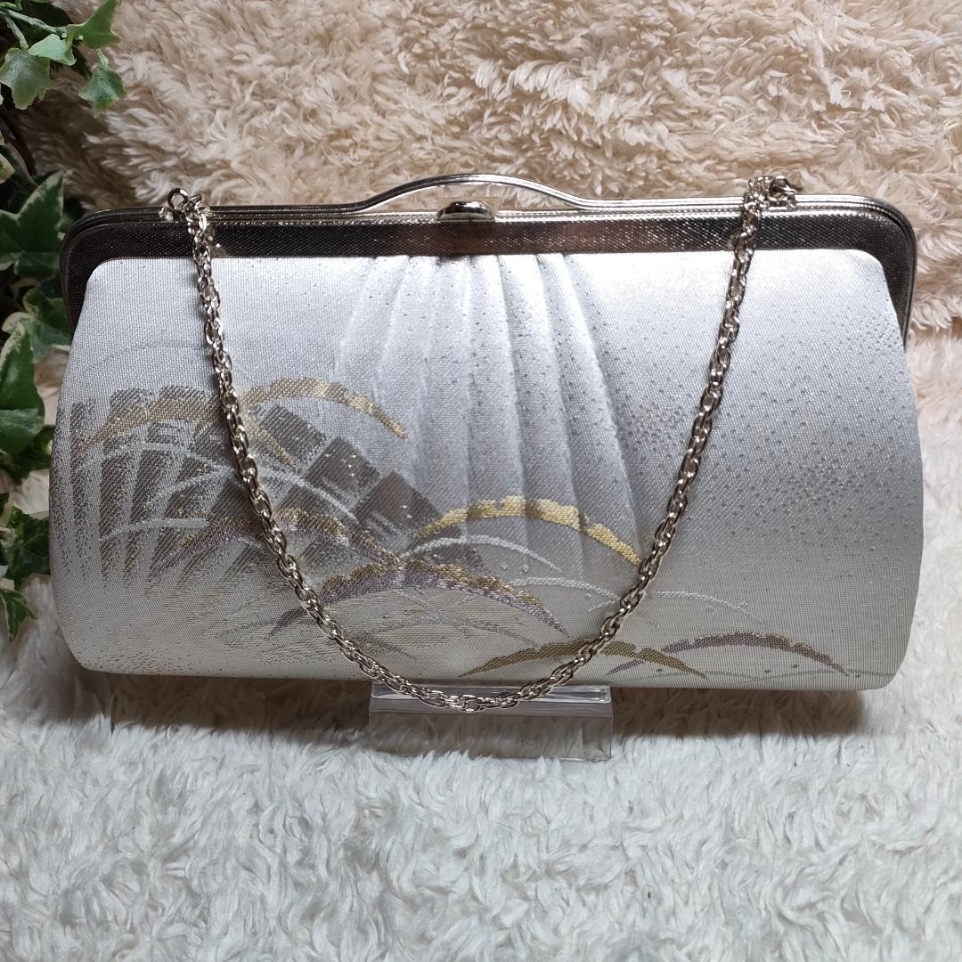 良品】草履バッグセット シルバー フォーマル 振袖用 成人式 結婚式