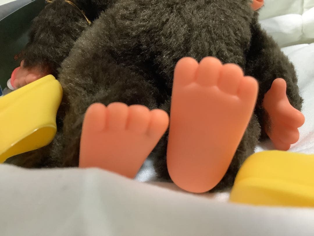 昭和レトロ 超美品 ふた子のモンチッチ 当時物 1974 セキグチ ブルー