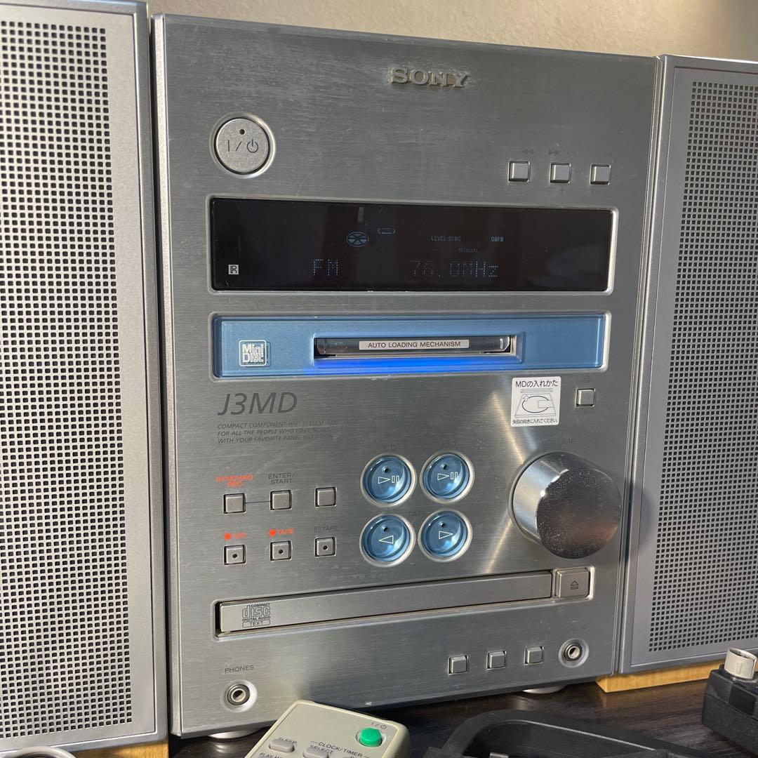 ジャンク】SONY ソニー ミニコンポ CD MD カセット HCD-J3MD - メルカリ