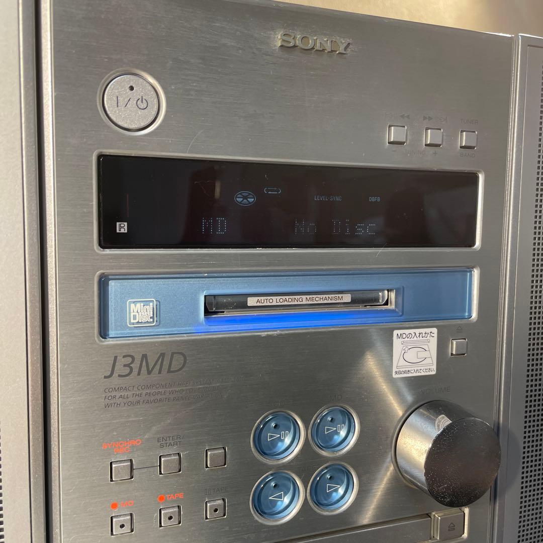 ジャンク】SONY ソニー ミニコンポ CD MD カセット HCD-J3MD - メルカリ