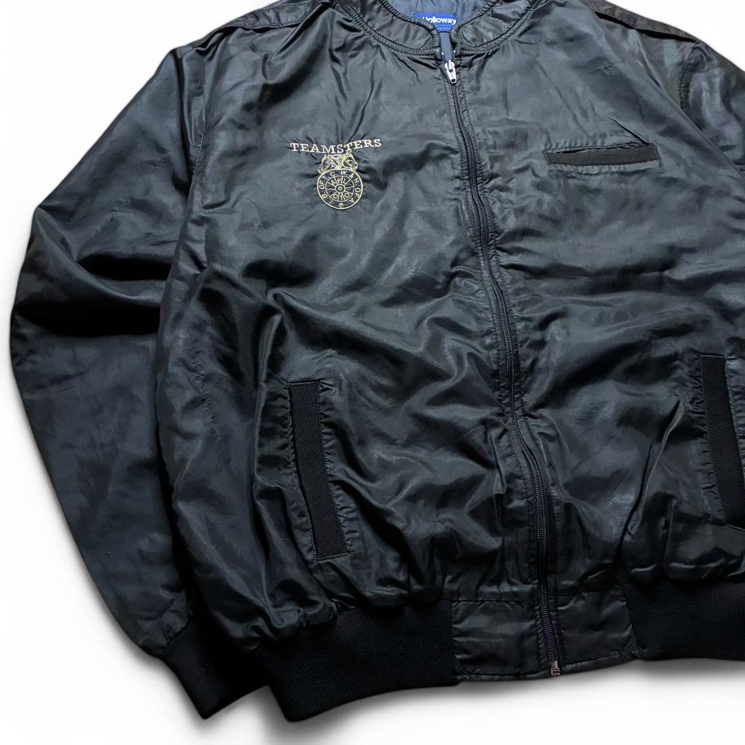 80's USA製】Holloway US企業ロゴ ナイロンジャケット XXL - メルカリ