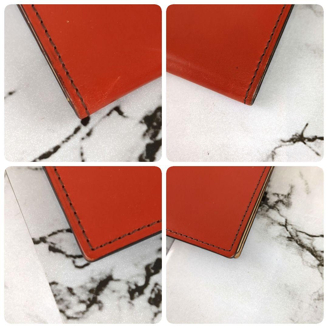 未使用級】ココマイスター☆コードバン カードケース 名刺入れ レッド