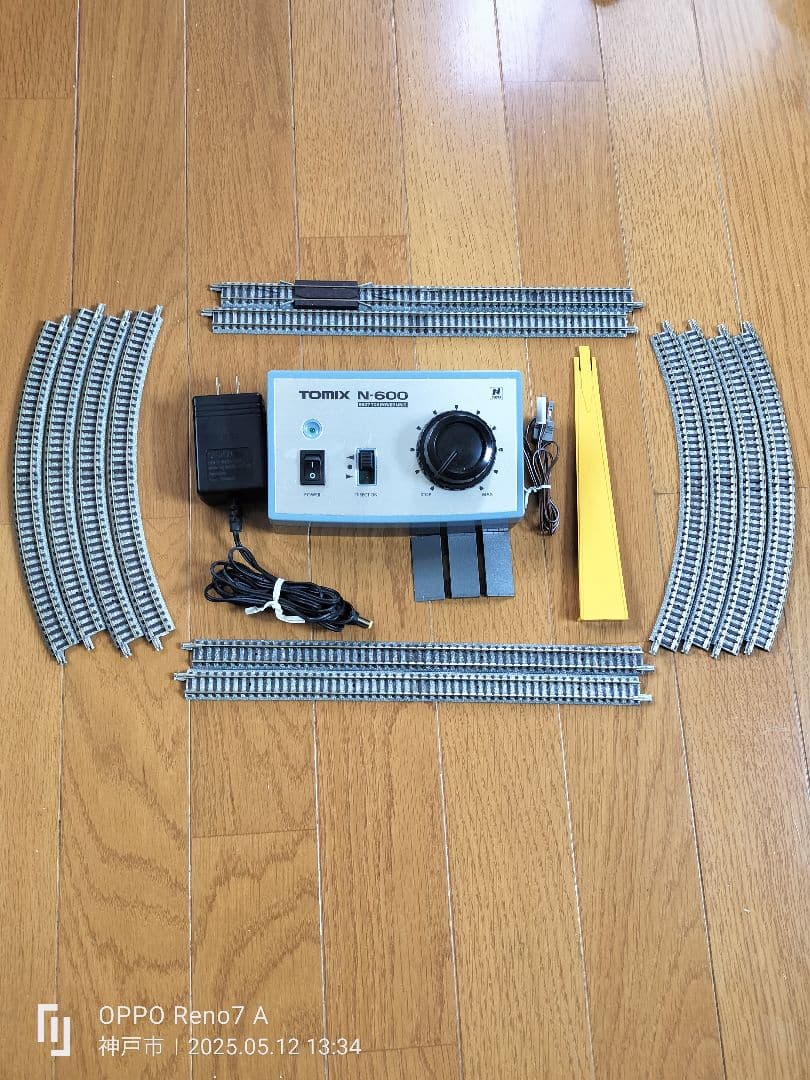 TOMIX N-600 コントローラーと基本レールセット一式 - メルカリ