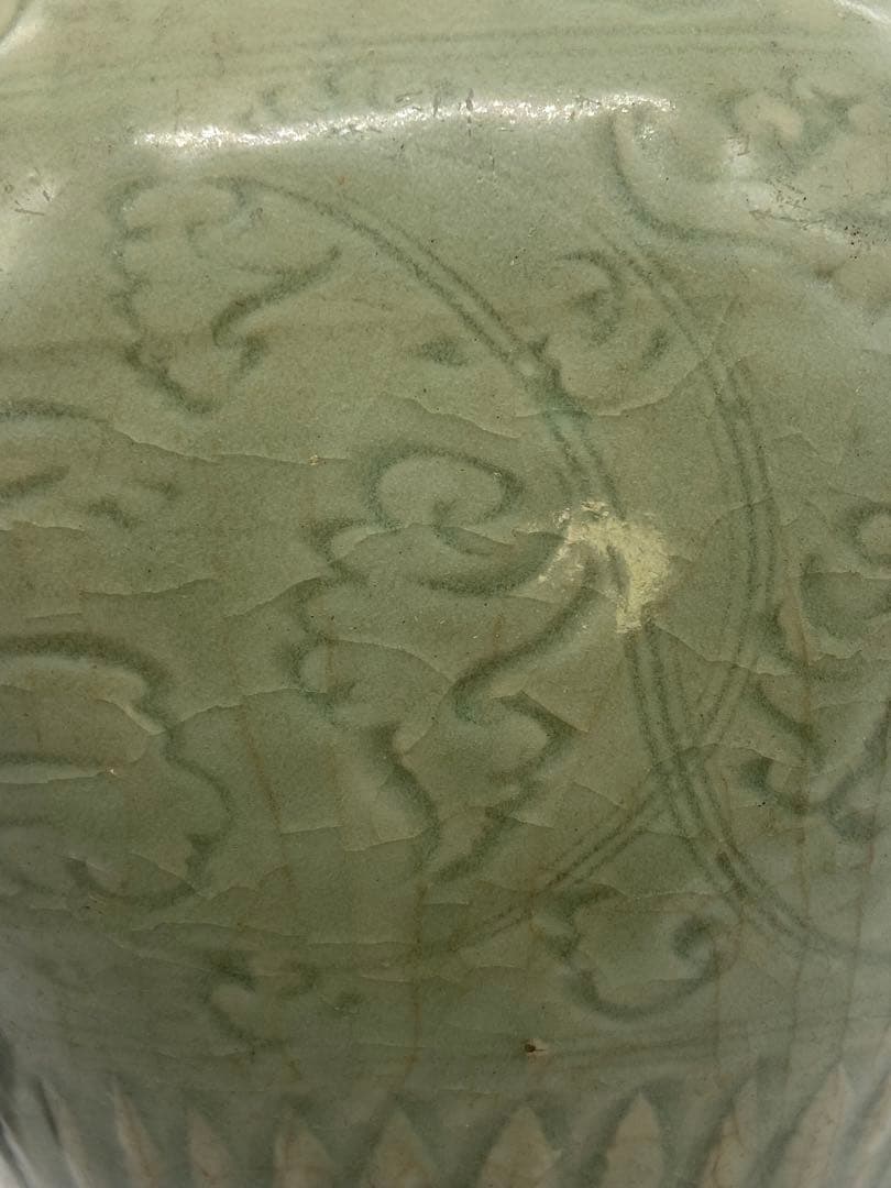 中国 元時代 龍泉窯 七観青磁 共箱 送料込み1101 - メルカリ