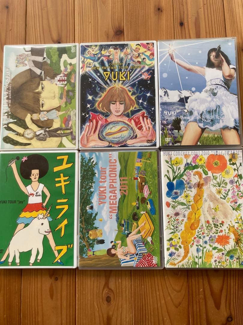 YUKI コンサート DVD 6枚セット - メルカリ