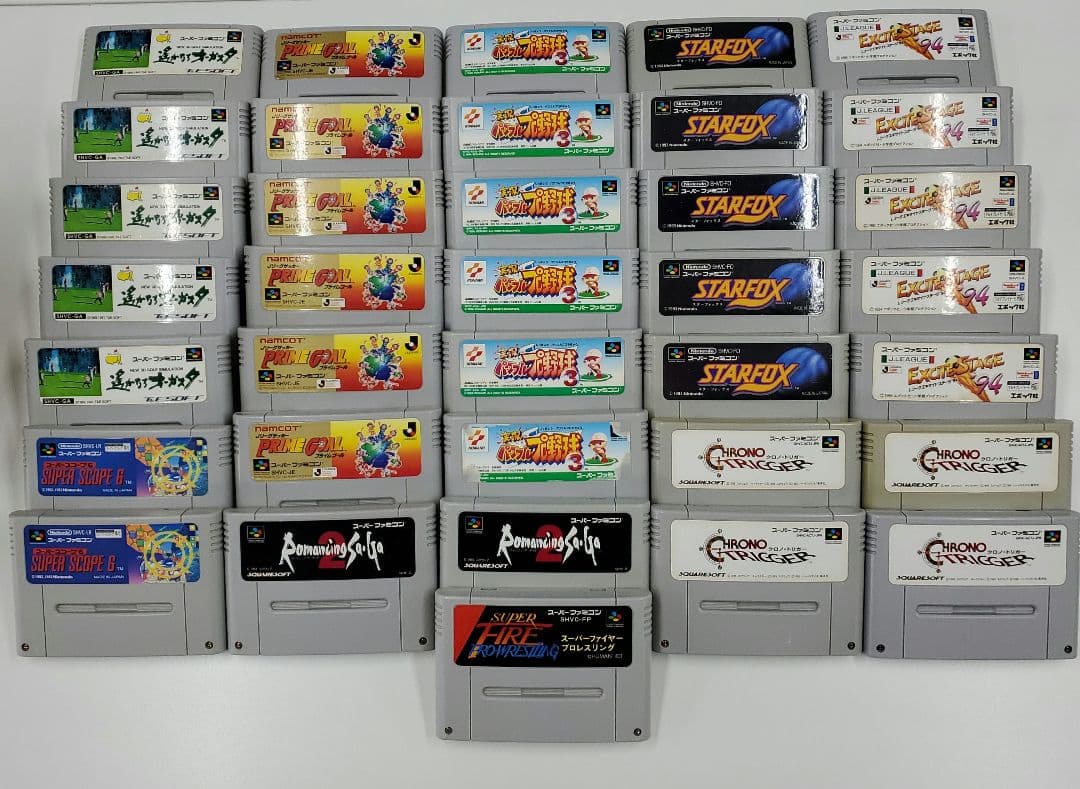 No.1929 SFC スーパーファミコン ソフト9種類 計36本まとめ売り