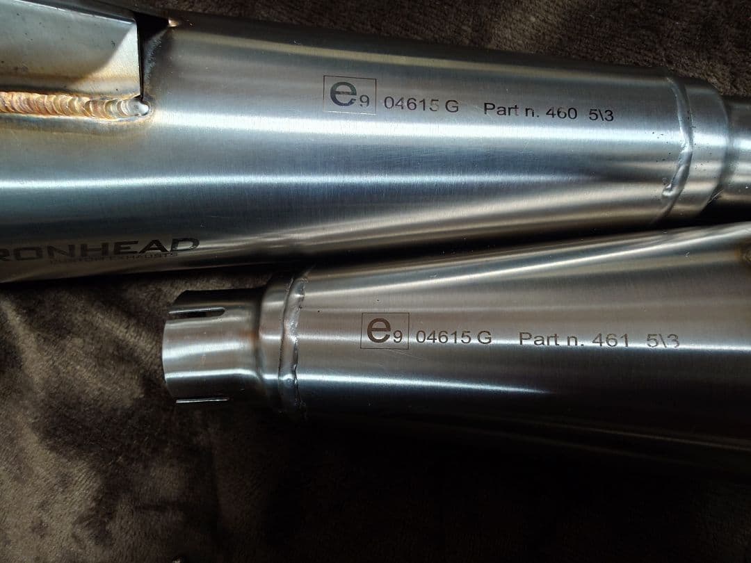 イクシル マフラー トライアンフ スピードツイン900 OT460-461SS