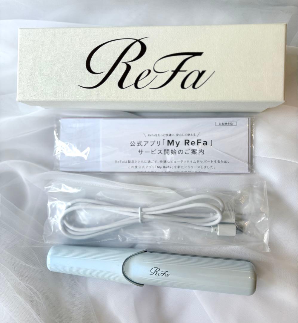 リファ フィンガーアイロンST ホワイト2025.12月購入 通電確認のみ 美