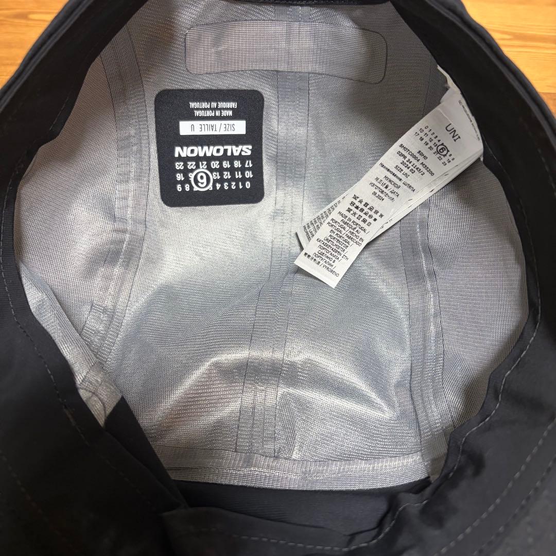 発送が遅れるため15日まで値下げ】mm6 salomon CAP マルジェラ - メルカリ