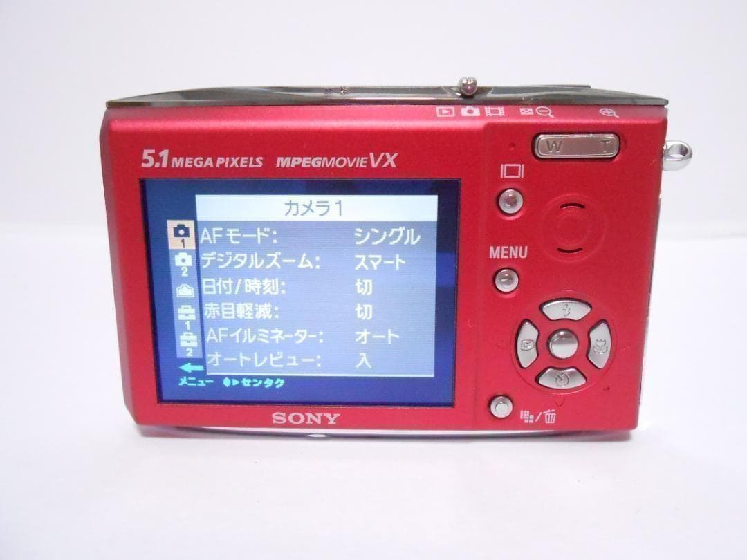 お値下げ歓迎・美品】SONY Cyber-shot DSC-T5 レッド - メルカリ