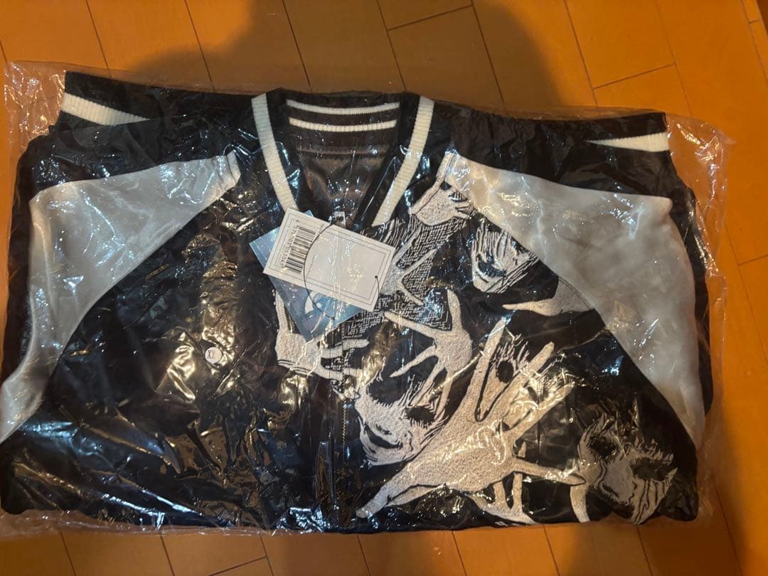 未使用 伊藤潤二展 誘惑 リバーシブル スカジャン ブラック 富江 XXL