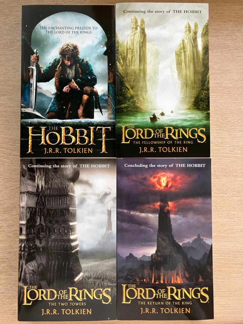 4冊ボックスセット 指輪物語&ホビット 洋書 ペーパーバック - メルカリ