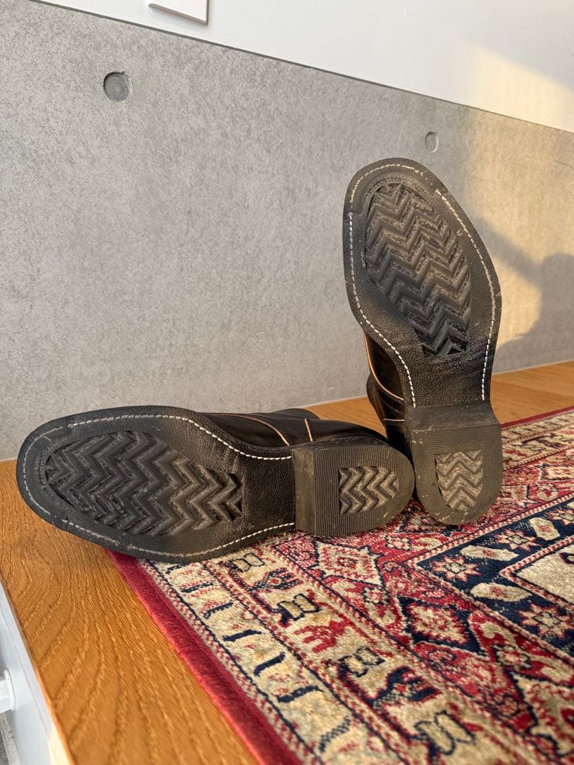 カスタムブーツ CLINCH Yeager boots同楦 マヤレザー 茶芯 - メルカリ