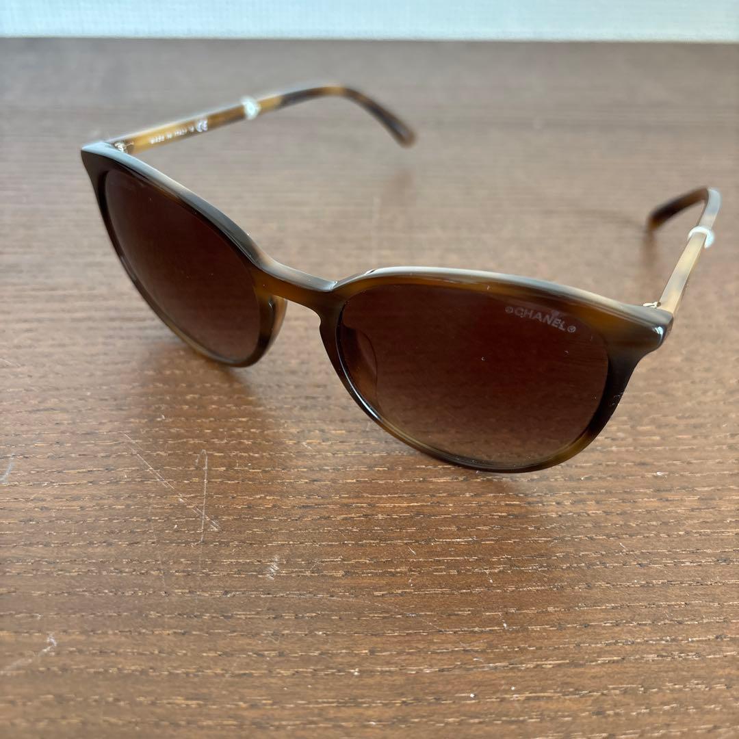 美品 CHANEL シャネル サングラス 5394-H-A パール ベッコウ柄 - メルカリ