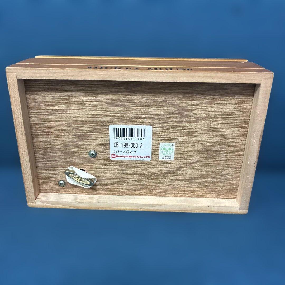 レア物 ミッキーマウス 木製オルゴールボックス - メルカリ
