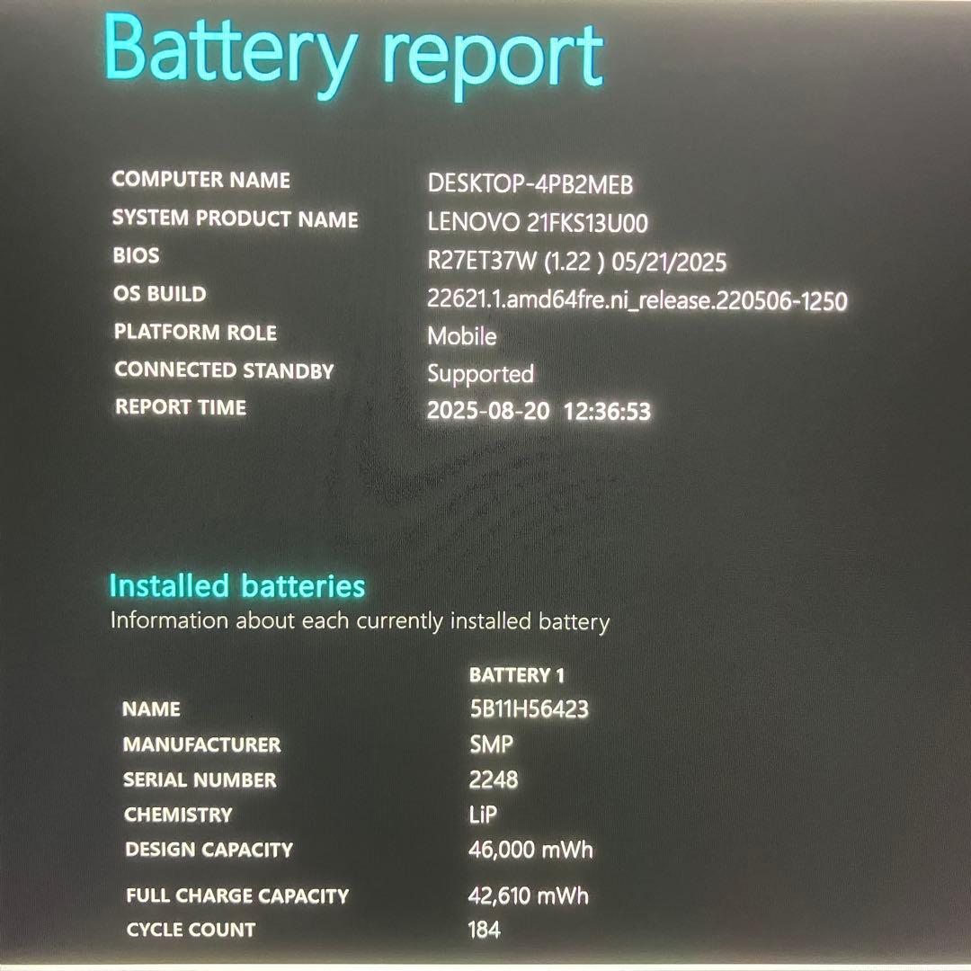 ThinkPad L13 Yoga Gen4 LTEモデル メーカー保証期間中 - メルカリ