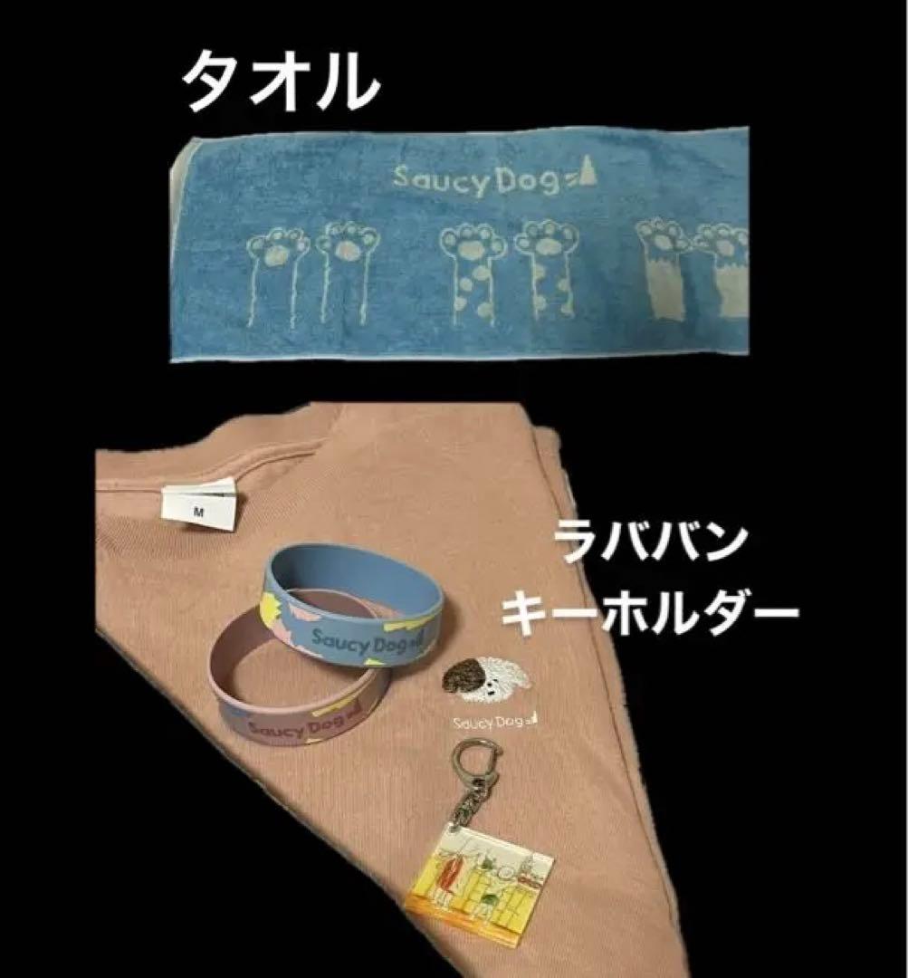 saucy dog サウシードッグ Tシャツ タオル ラババン キーホルダー