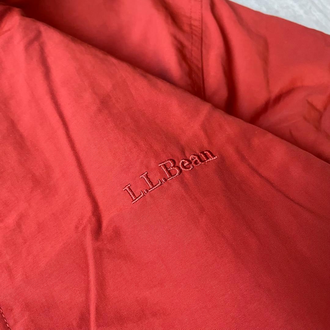 90s L.L.Bean ウォームアップジャケット 裏フリース オレンジ S