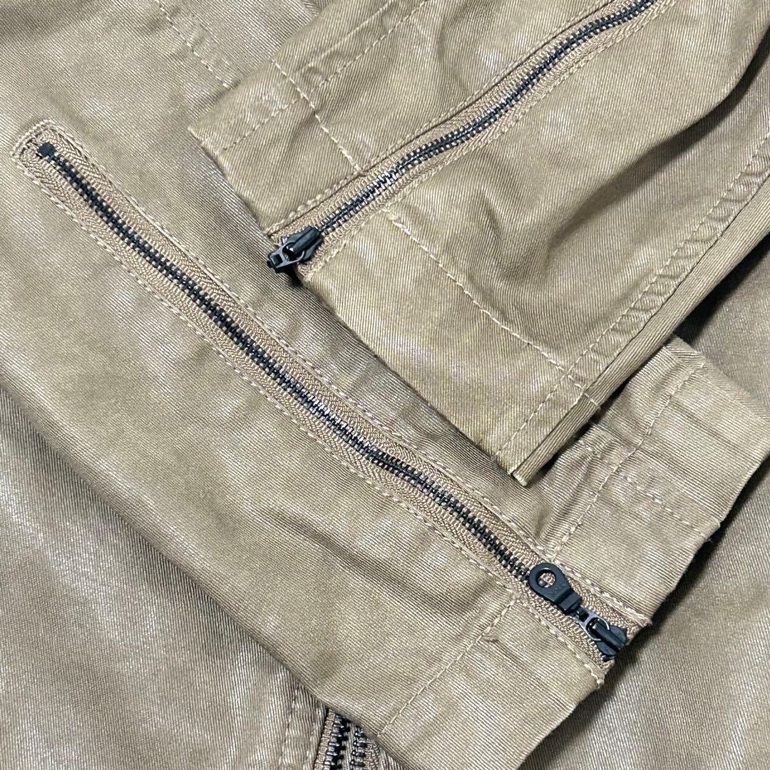 ニコルクラブフォーメン Y2K ライダースジャケット ミリタリー 48