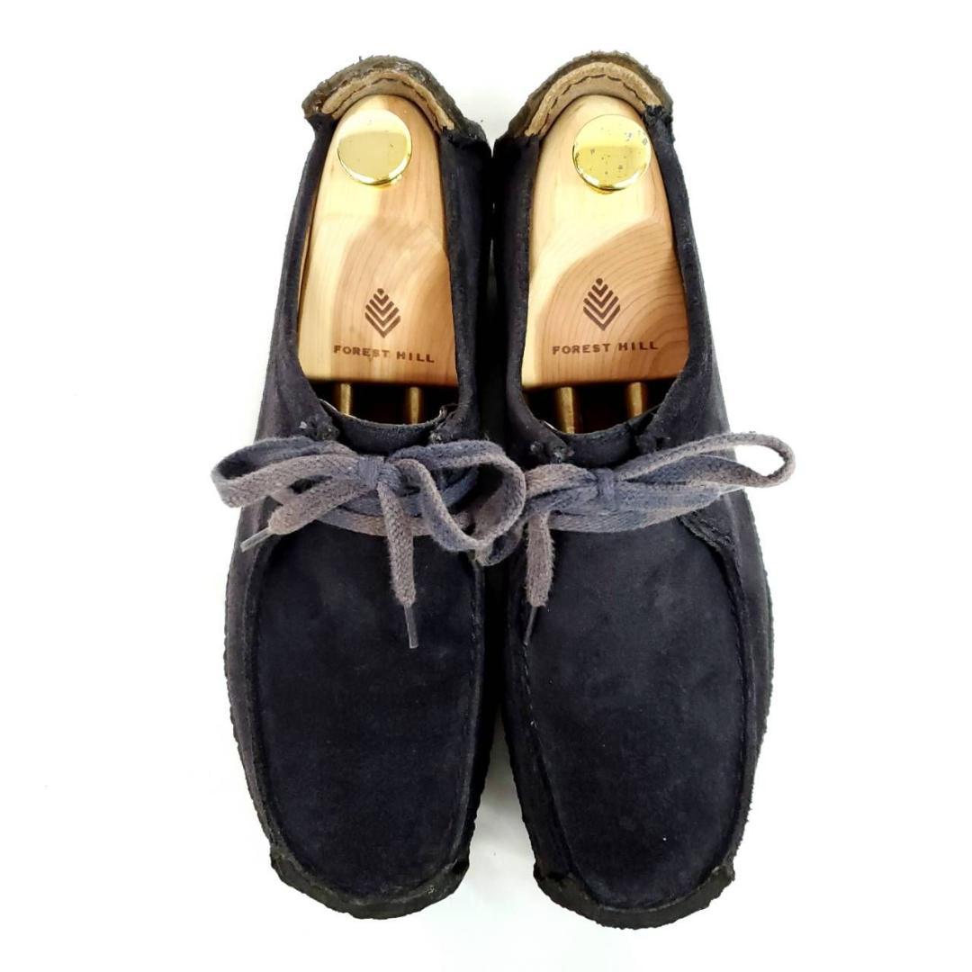 クラークスオリジナルズ ナタリー スエード ブラック モカシン UK6.5