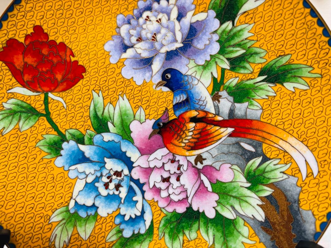 花と鳥の金属装飾皿の通販｜www.theelectrokart.com