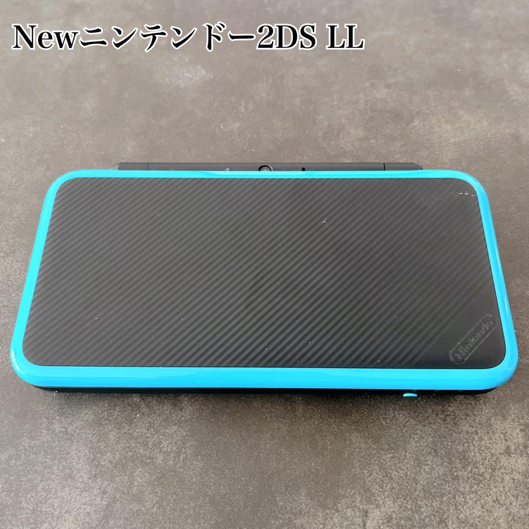Newニンテンドー2DS LL ブラック ターコイズ Nintendo ジャンク - メルカリ