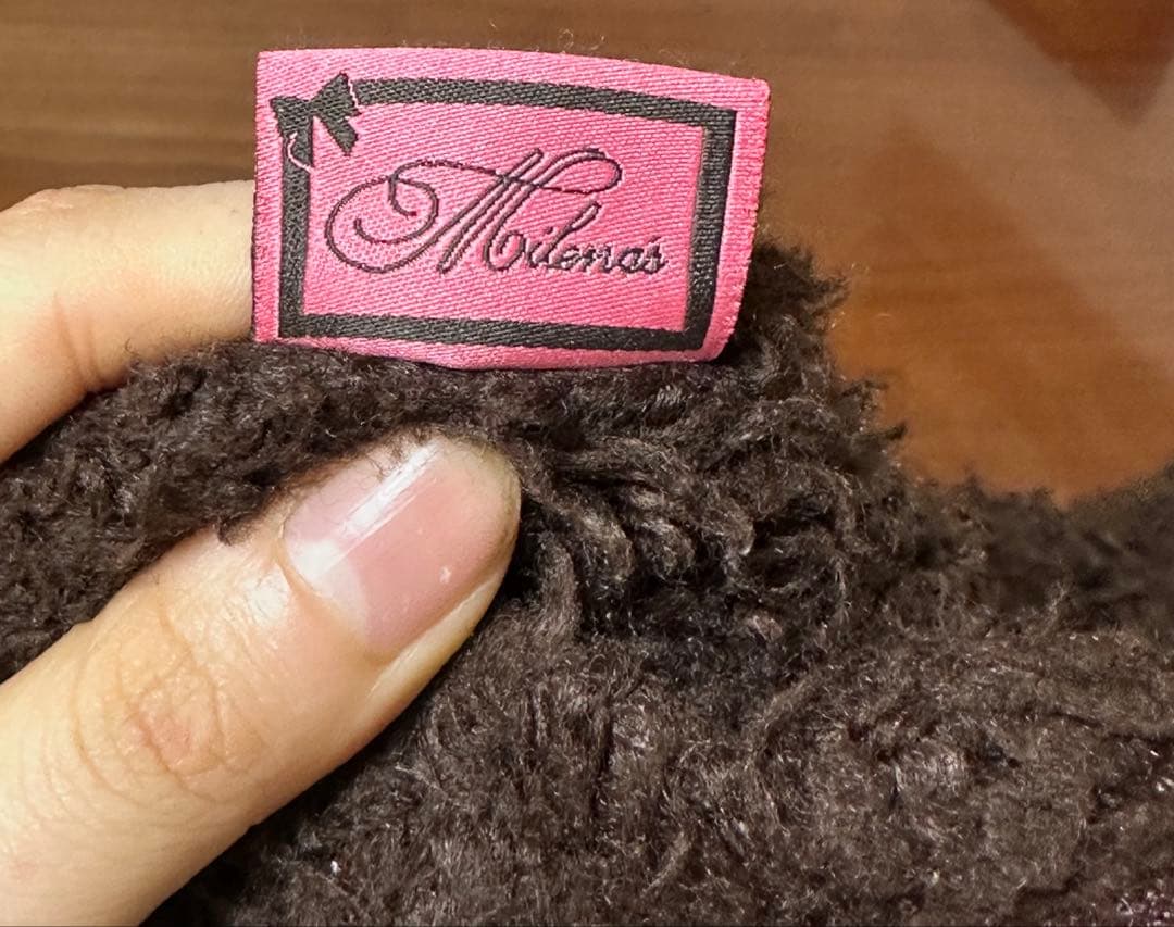 Milenos 茶色のクマ型湯たんぽ