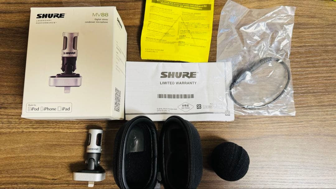【ほぼ新品】SHURE MV88 Shure MV88 USB-C - Broadcast Supply Worldwide