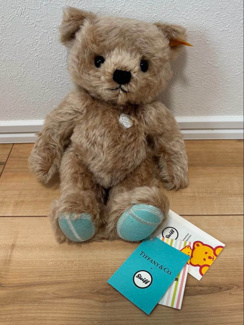 【新品・未使用】Tiffany & Co. シュタイフぬいぐるみ TIFFANY&Co.（ティファニー） 新品 シュタイフ リターントゥ ラブ
