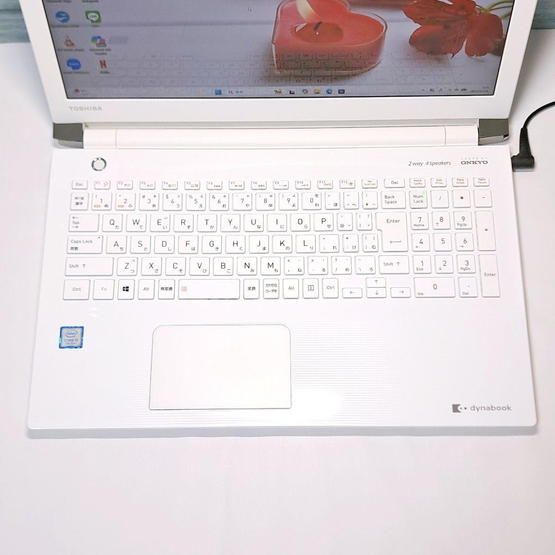 J108【美品】すぐ使える 東芝ノートパソコン 第7世代i3 win11 - メルカリ